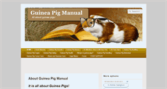 Desktop Screenshot of guineapigmanual.com